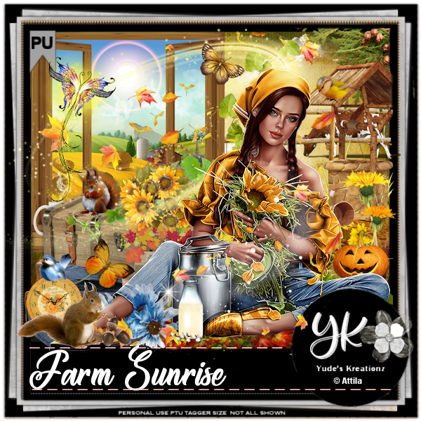 Farm Sunrise - Click Image to Close